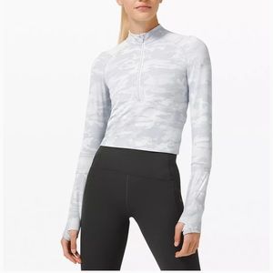 Lulu lemon camo quarter zip